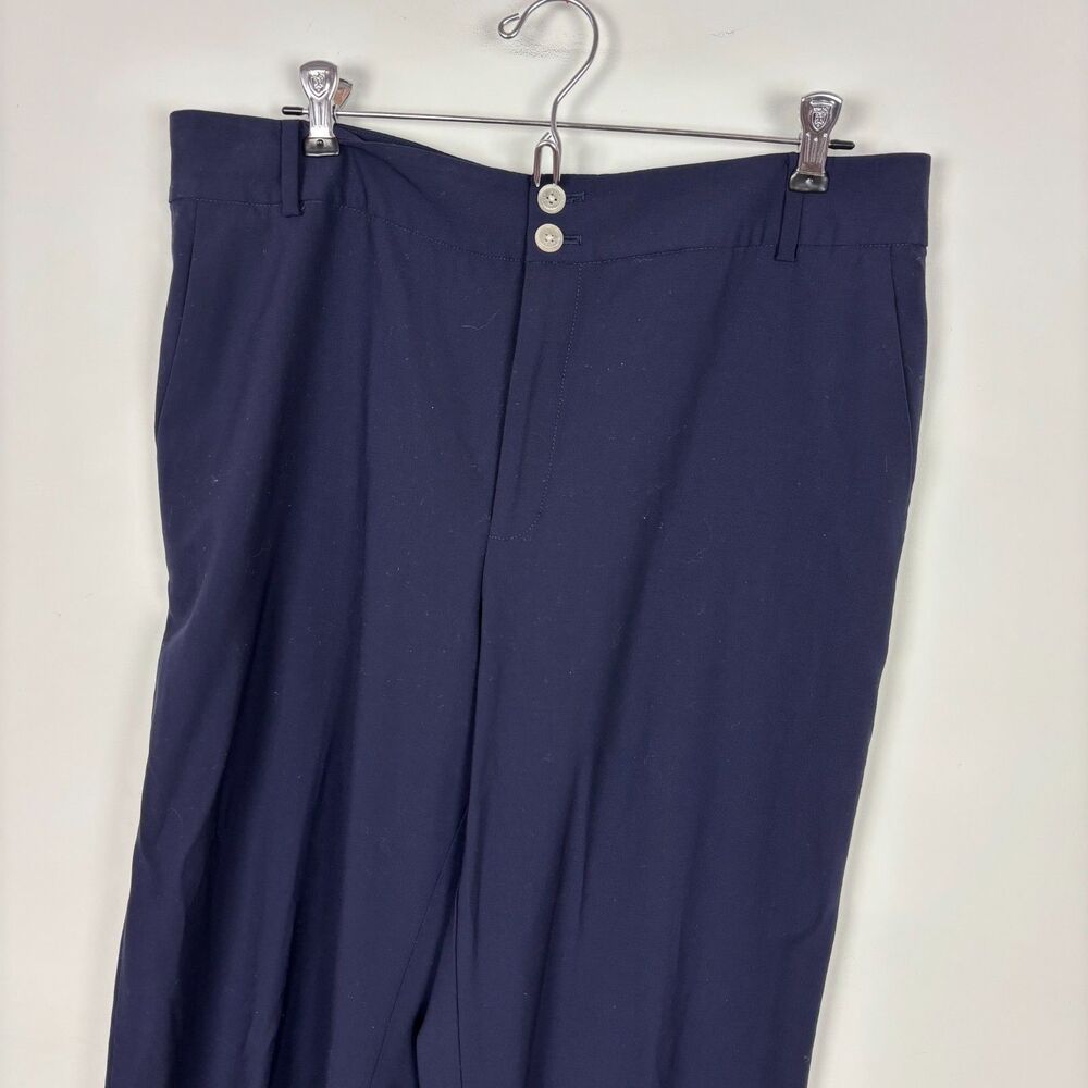 Lauren Ralph Lauren Navy Wool Blend Blue Dress Pants Women’s 12 - Picture 3 of 4